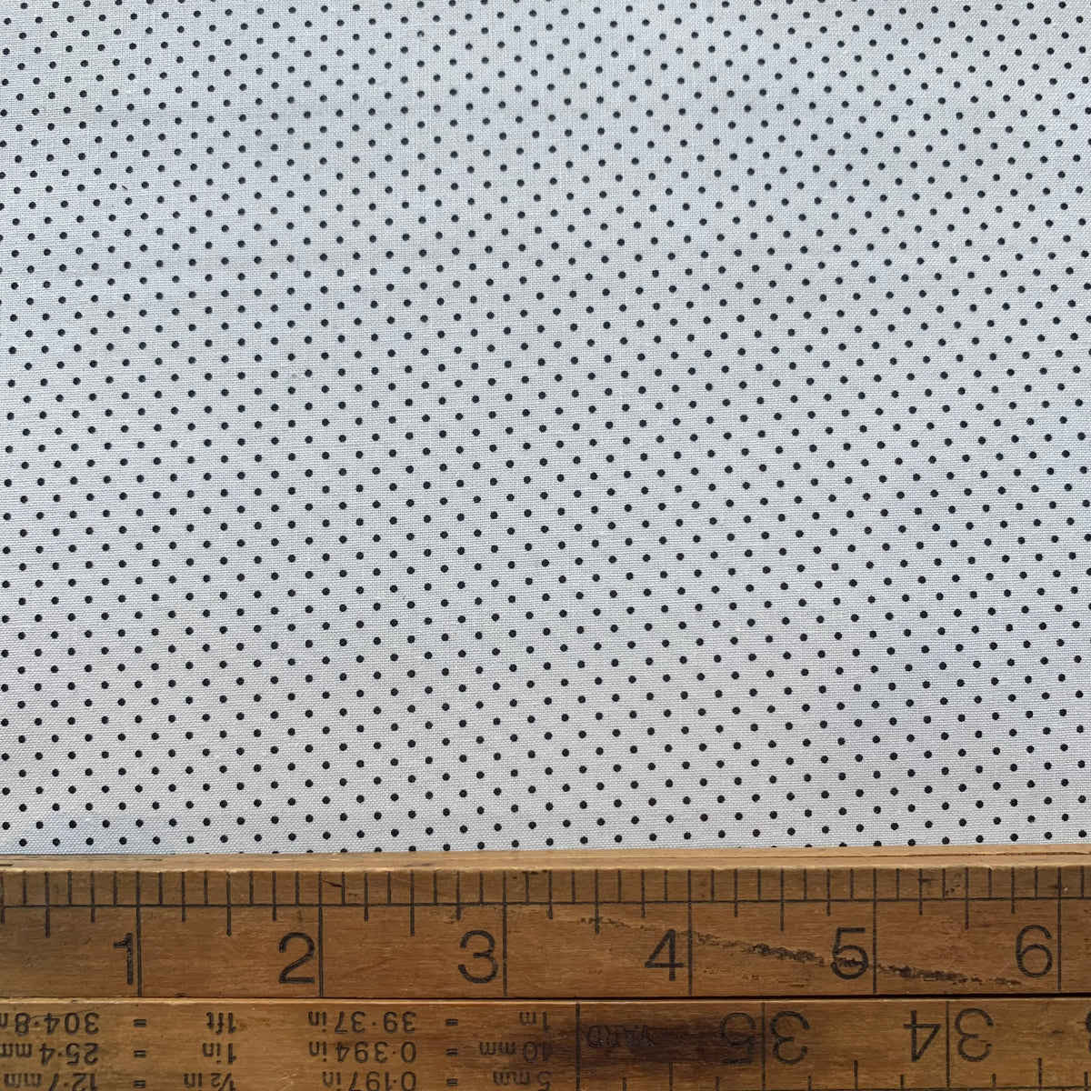 1-800 Calico - Ruby Star Society - Mini Dot Black on Natural