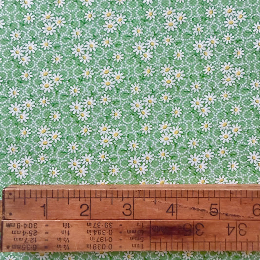 Aunt Grace Goes Scrappy by Judie Rothermel for Marcus Fabrics - Daisy - Green