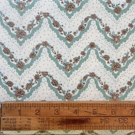 Hankie Stripes in Mist - Foraged Found & Hand Me Down by Moda