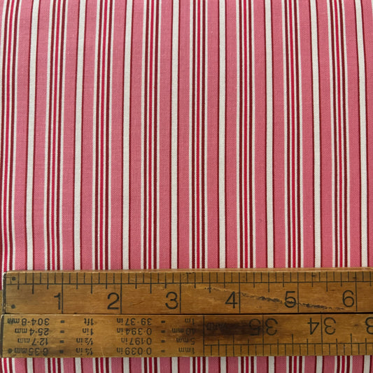 Christmas Stripe in Rose - A Very Sweet Christmas