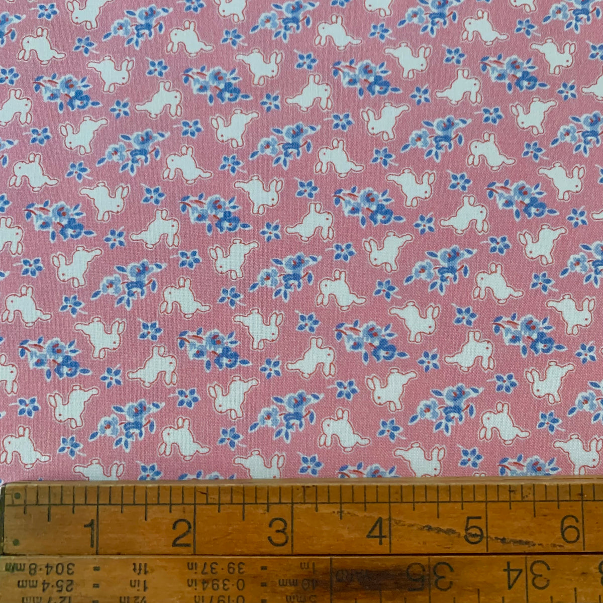 Aunt Grace Rock My Baby - Bunny in Pink - Marcus Fabrics