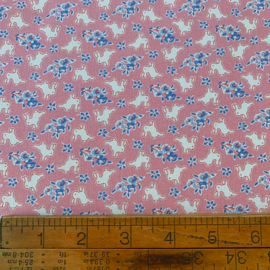 Aunt Grace Rock My Baby - Bunny in Pink - Marcus Fabrics