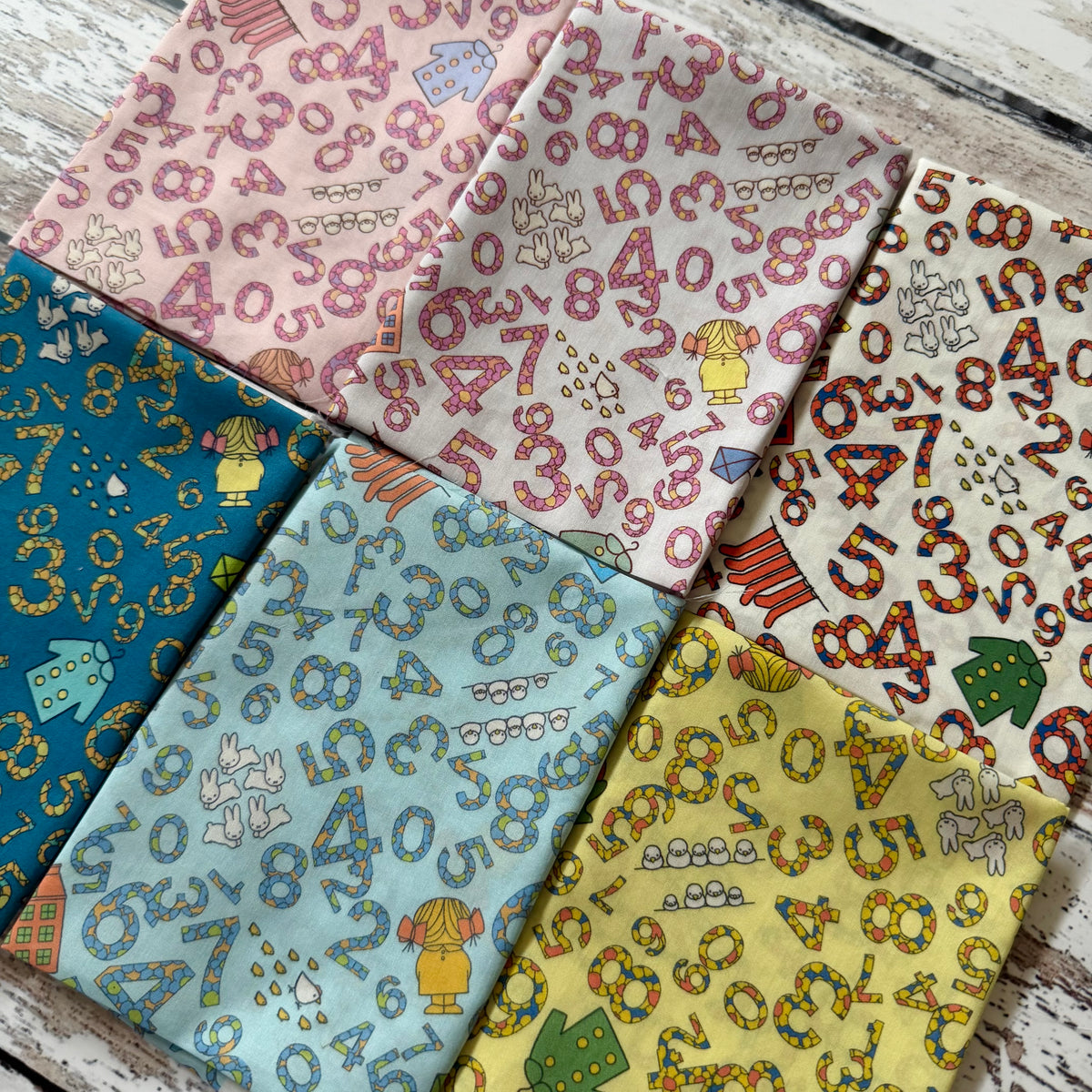 Liberty Tana Lawn Japan - Miffy Counting Bundle