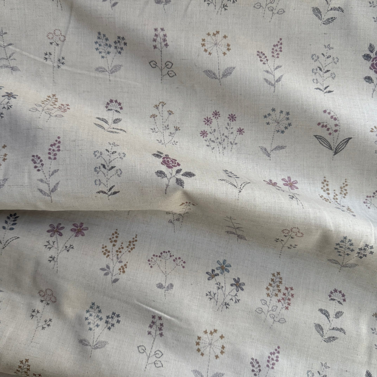 Kei Petit Joli - Floral (Muted) Cotton / Linen
