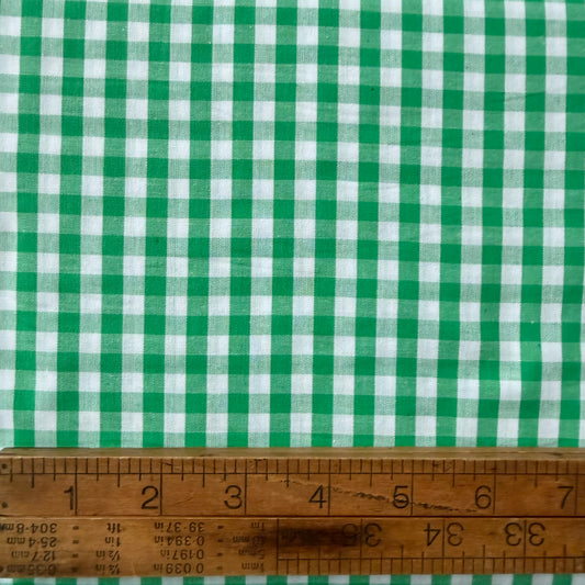 1/4” Gingham - Green