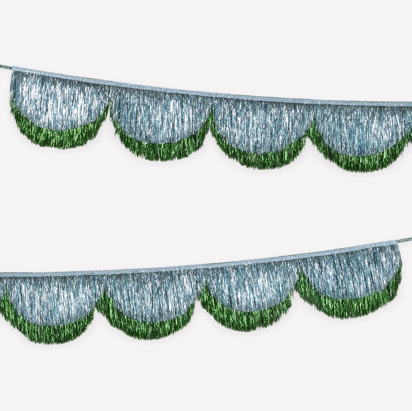 Meri Meri Blue and Green Tinsel Garland