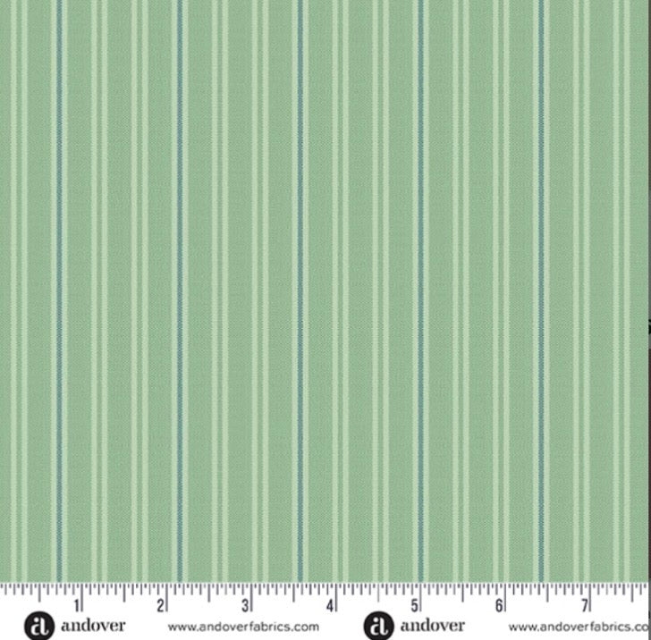 Double Stripe in Pine - Quiltessentials by Laundry Basket Quilts