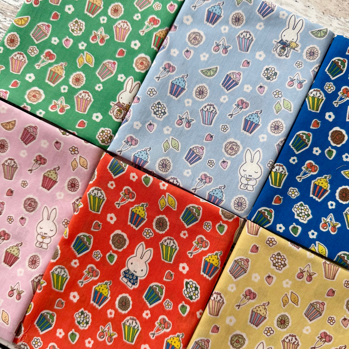 Liberty Tana Lawn Japan - Miffy Sweet Birthday Bundle
