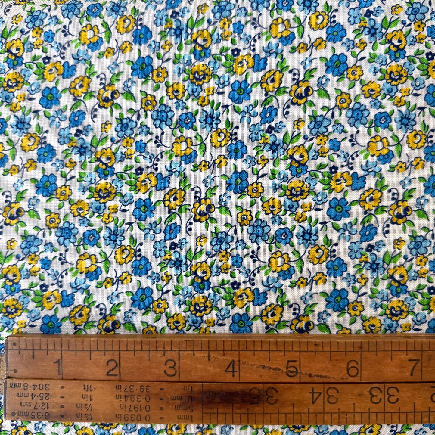 Flowing Flowers in Blue by Whistler Studios for Windham Fabrics
