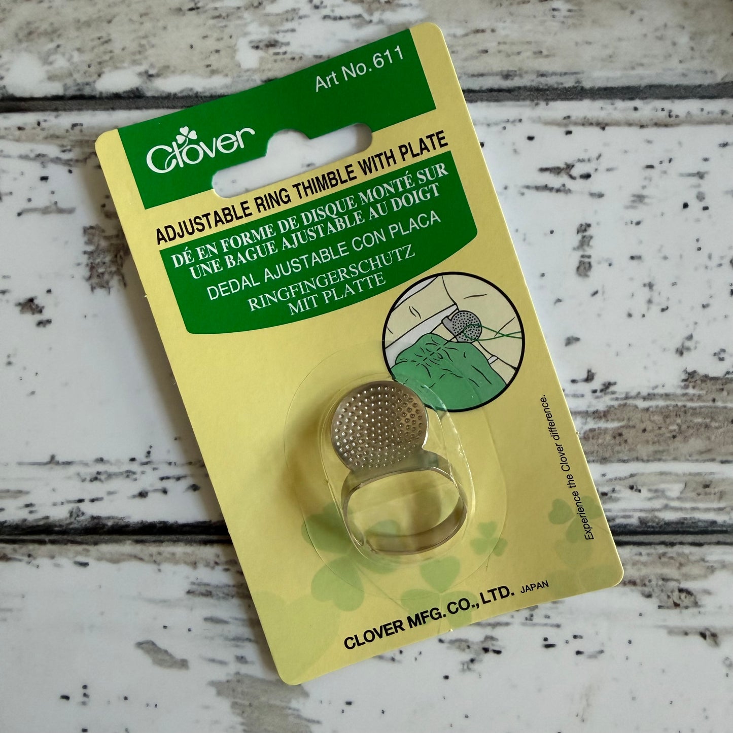 Clover Sashiko Thimble