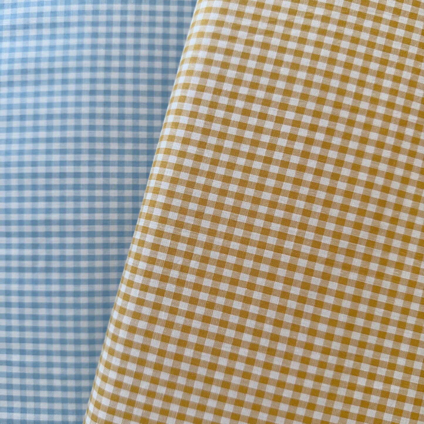 Golden 1/8th “ Yarn Dyed Japanese Gingham