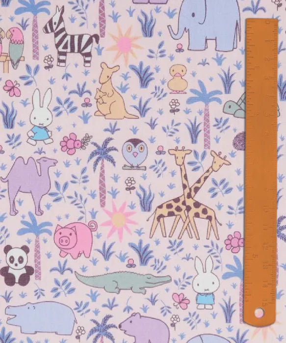 Liberty Tana Lawn Japan - Miffy - Zoology D