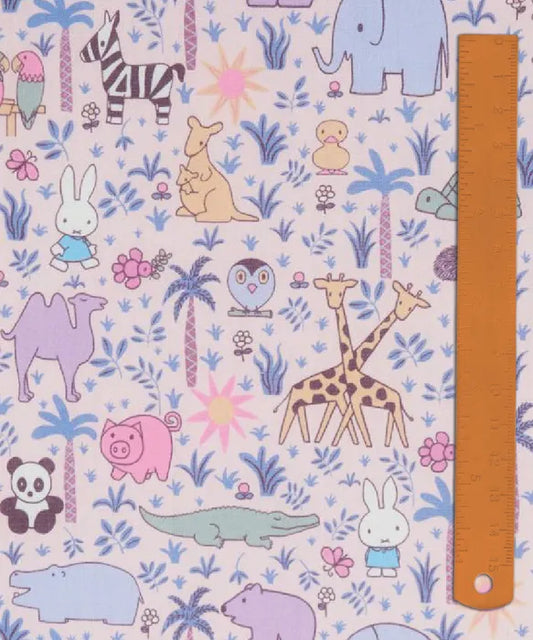 Liberty Tana Lawn Japan - Miffy - Zoology D