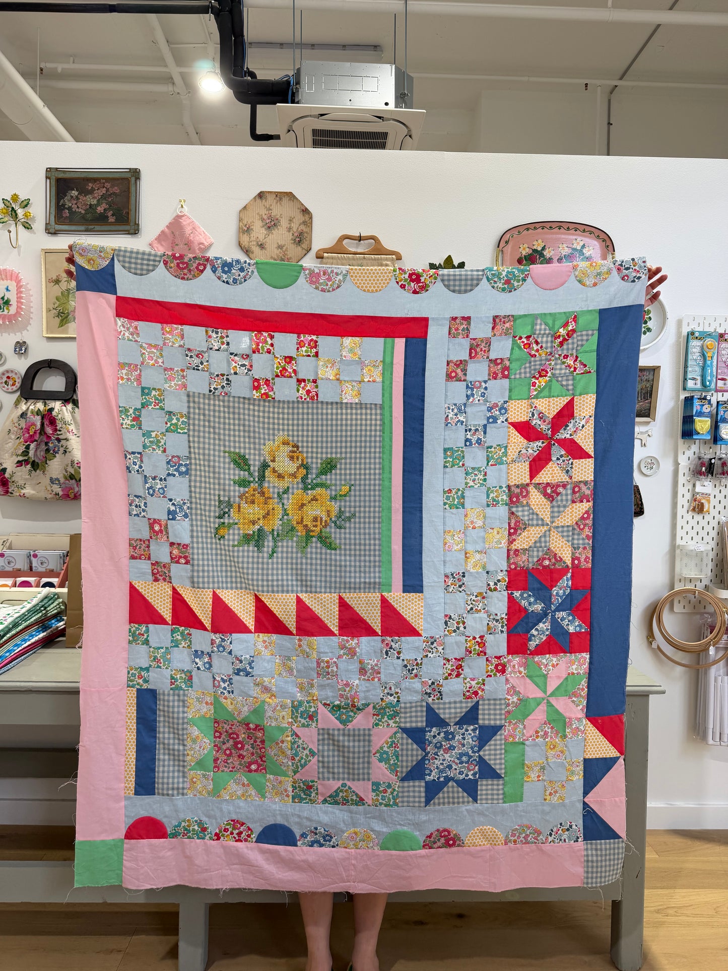 Betsy Rose Quilt Pattern (A5 Hard Copy Booklet)