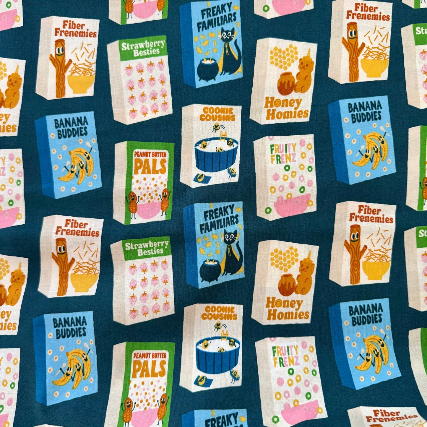 Egg and Friends - Part of this Complete Breakfast in Dark Blue - Ruby Star Society