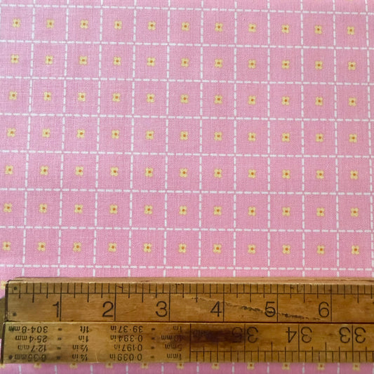 Patchwork Stitches in Pink from Riley Blake