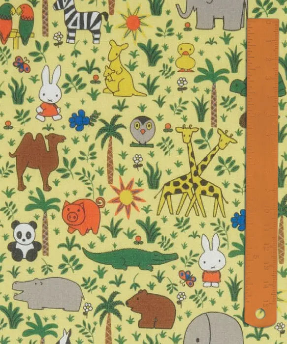 Liberty Tana Lawn Japan - Miffy - Zoology B