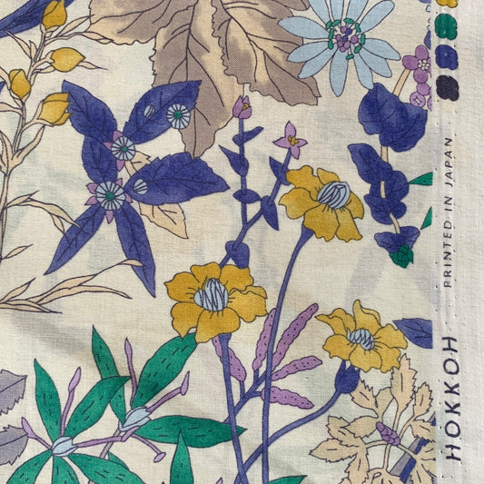 Japanese Floral by Hokkoh - 100% Cotton Printed Lawn