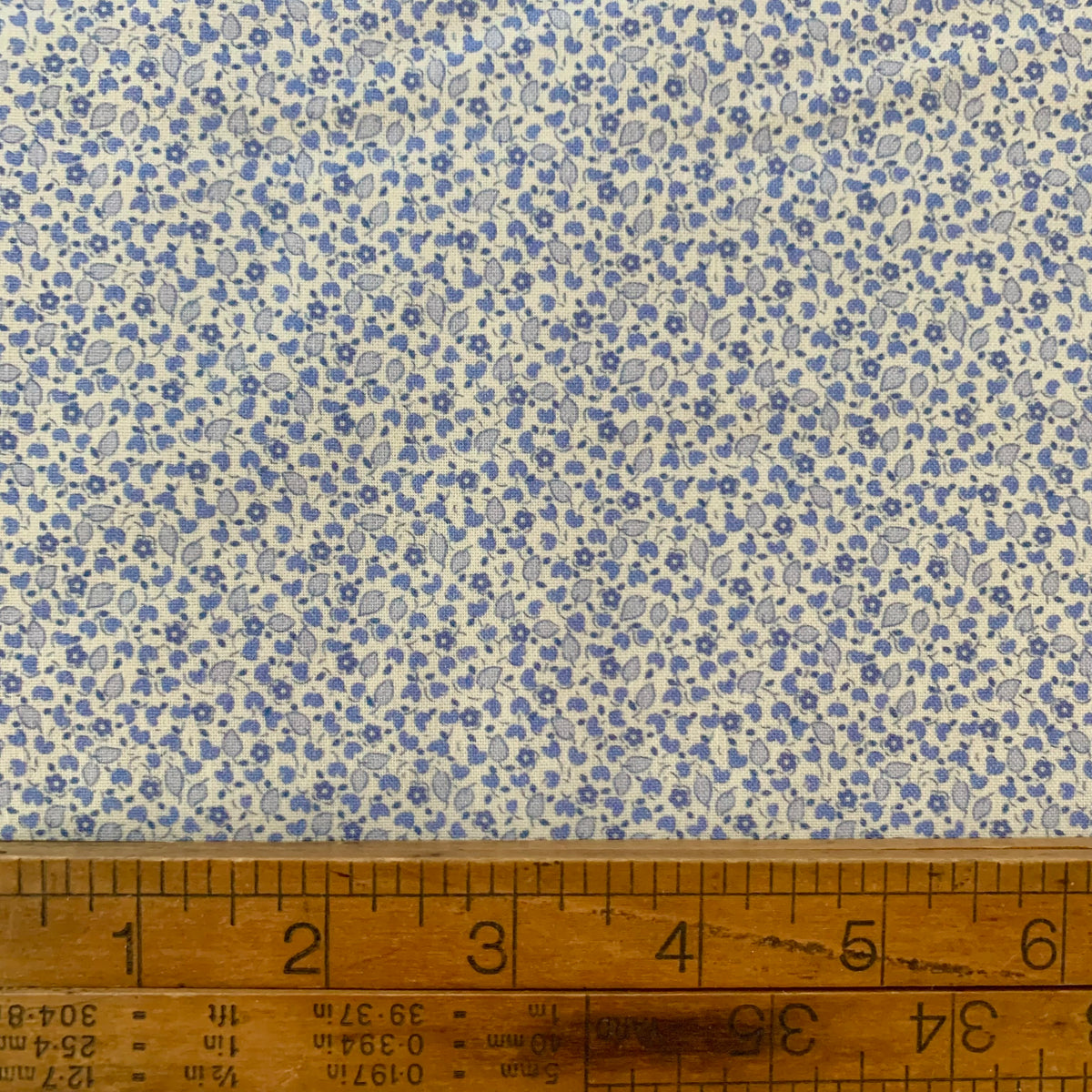 Aunt Grace Rock My Baby - Ditsy In Blue - Marcus Fabrics