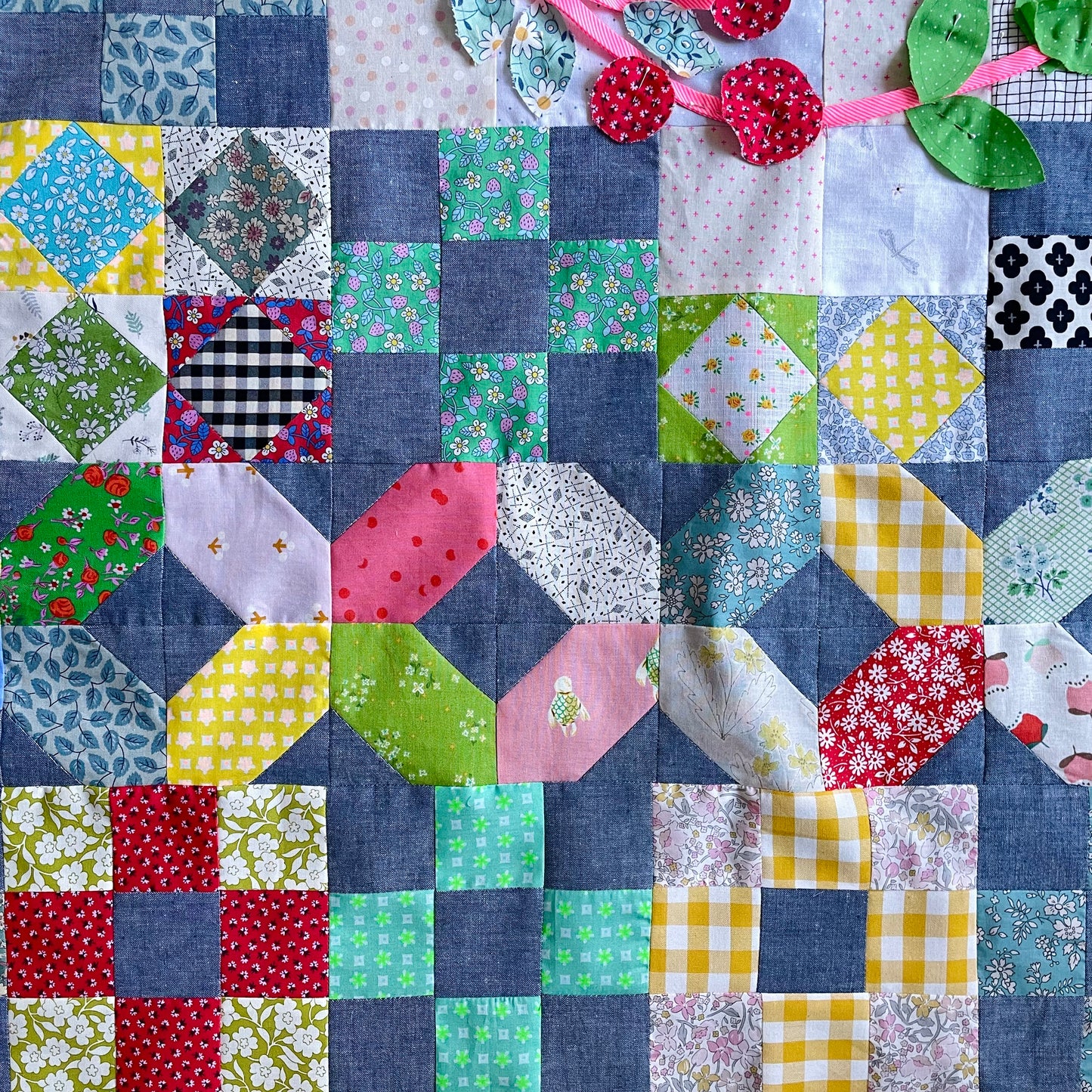 Tilda Chambray Dark Blue