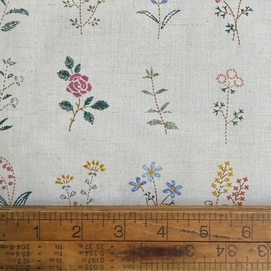 Kei Petit Joli - Floral (Bright) Cotton / Linen