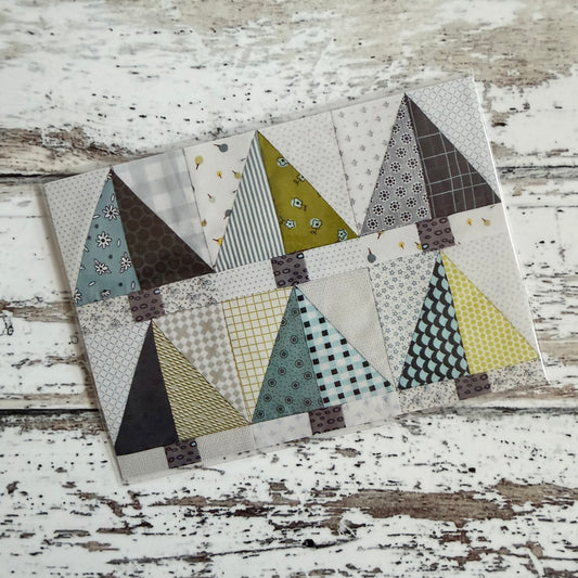 Jen Kingwell Postcard Project #18 - Half Rectangle Triangles