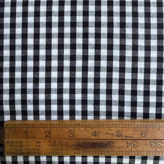 1/4” Gingham - Black