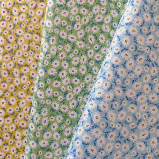 Sugar Daisy in Sky - Bluebells & Buttercups by Poppie Cotton