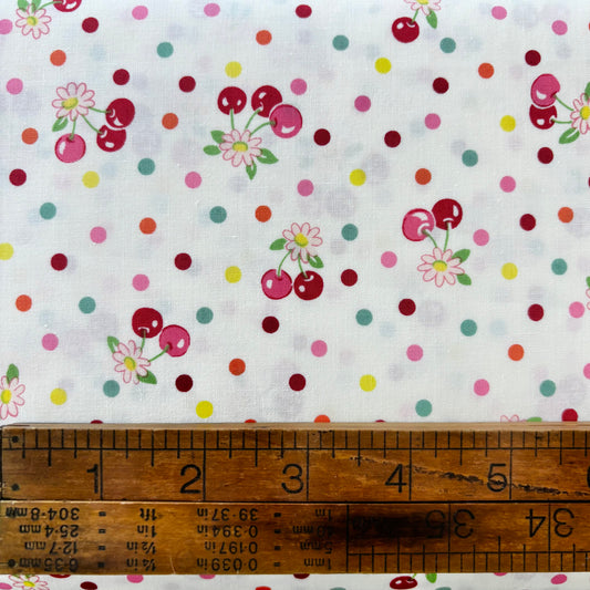YUWA - Atsuko Matsuyama Cherries - White