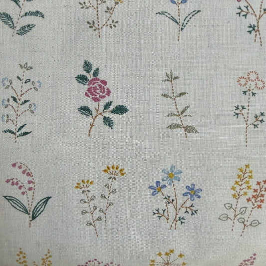 Kei Petit Joli - Floral (Bright) Cotton / Linen