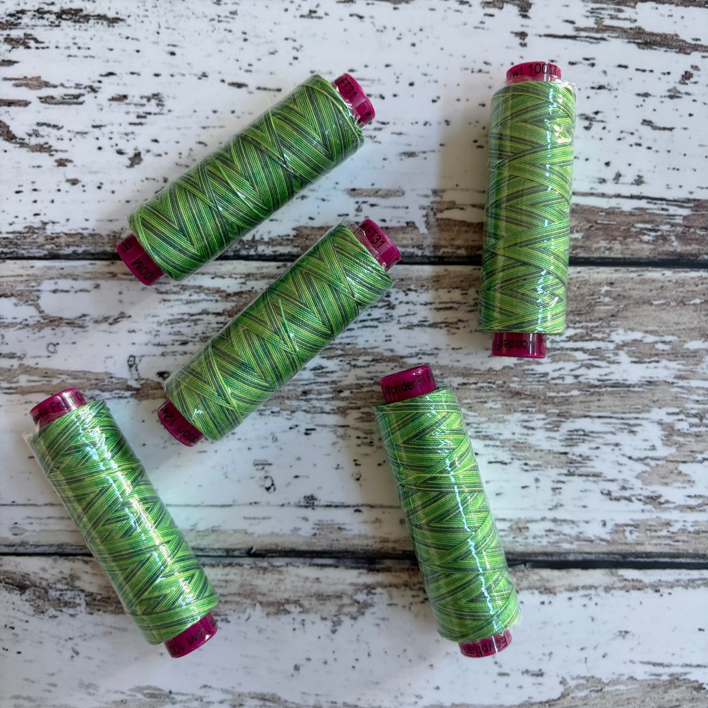 Wonderfil Frutti - 12wt Egyptian Cotton Thread - Evergreen