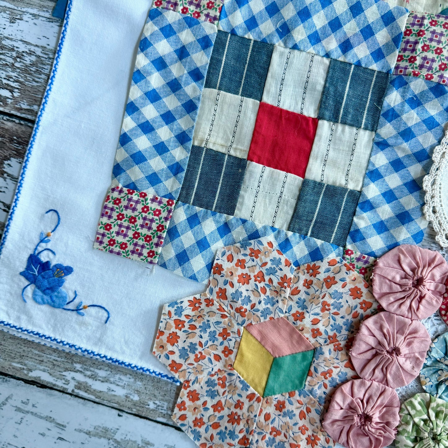 Vintage Textile Bundle (D)