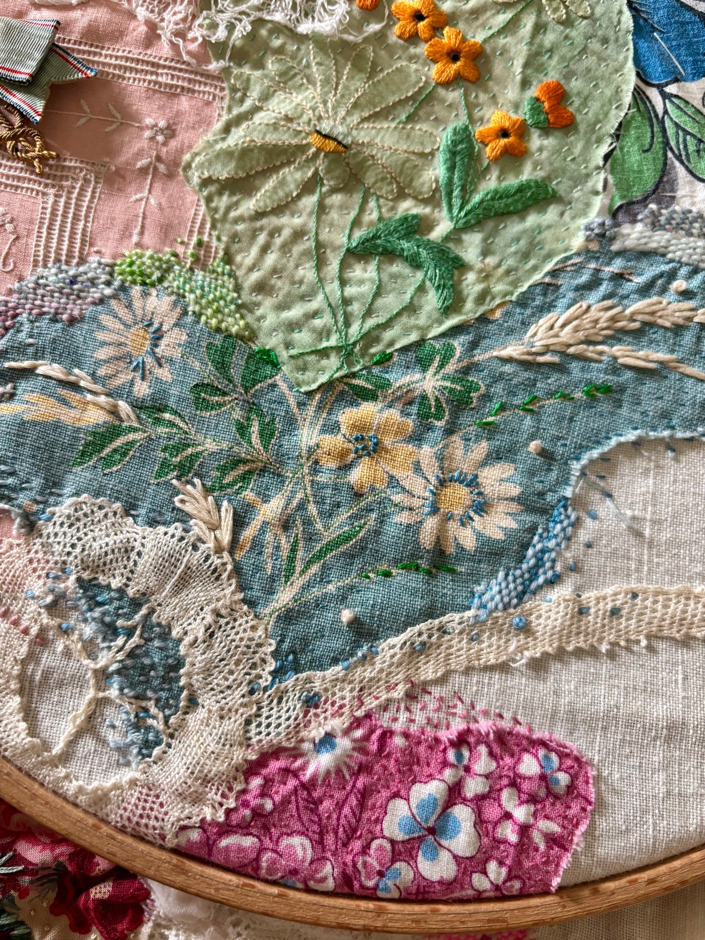 Small Vintage Textile Collage (2 Days) - Thursday 23rd and Friday 24th April, 10am - 4pm