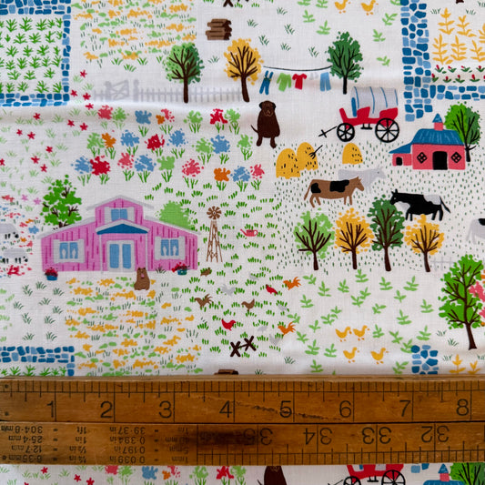 The Little Pink Homestead in Puffy Cloud - Our Simple Life