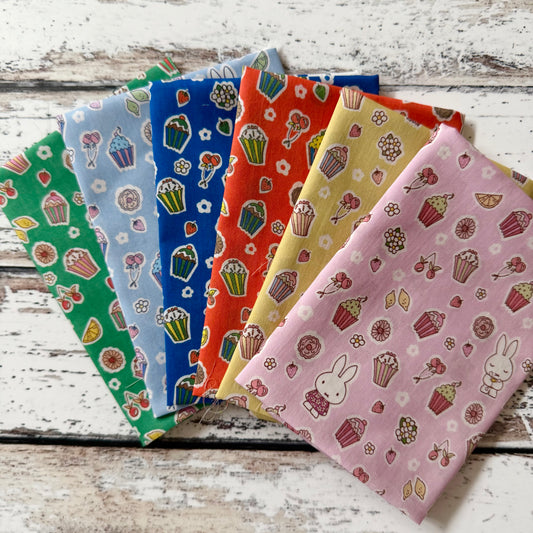 Liberty Tana Lawn Japan - Miffy Sweet Birthday Bundle
