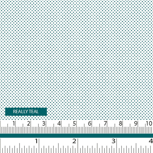 Micro Dot - Really Teal