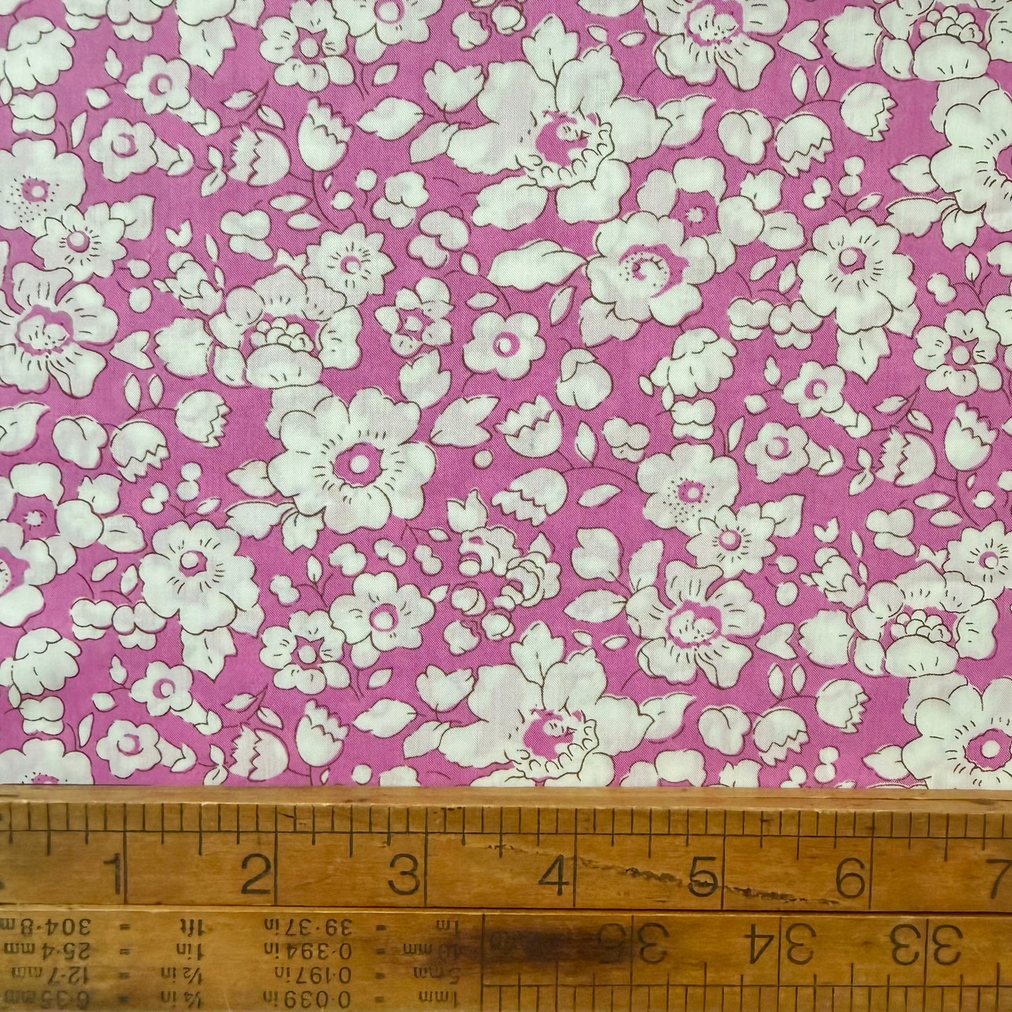 Bespoke Liberty Tana Lawn - Pink Betsy Boo