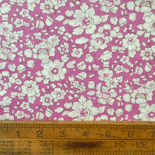 Bespoke Liberty Tana Lawn - Pink Betsy Boo