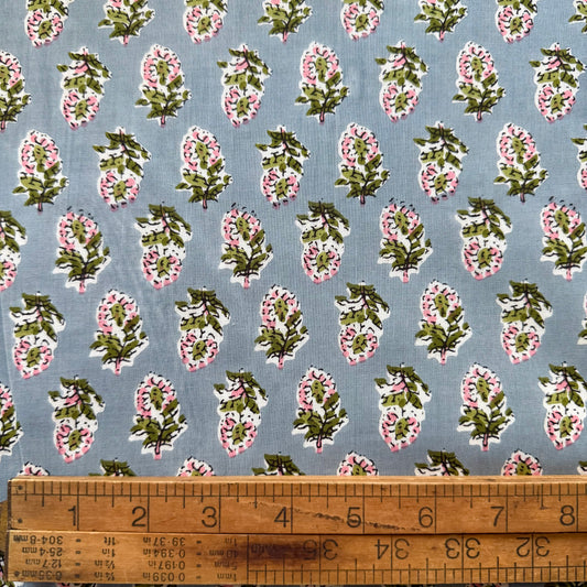 Phoebe Blues Indian Cotton from Merchant and Mills