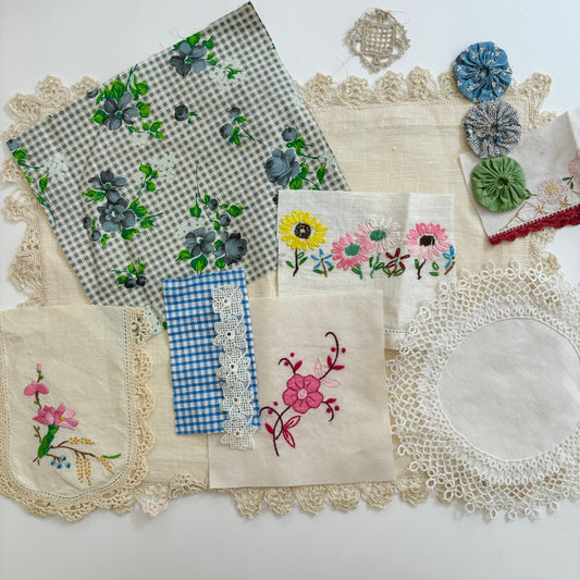 Vintage Bundle 1 for Textile Collage