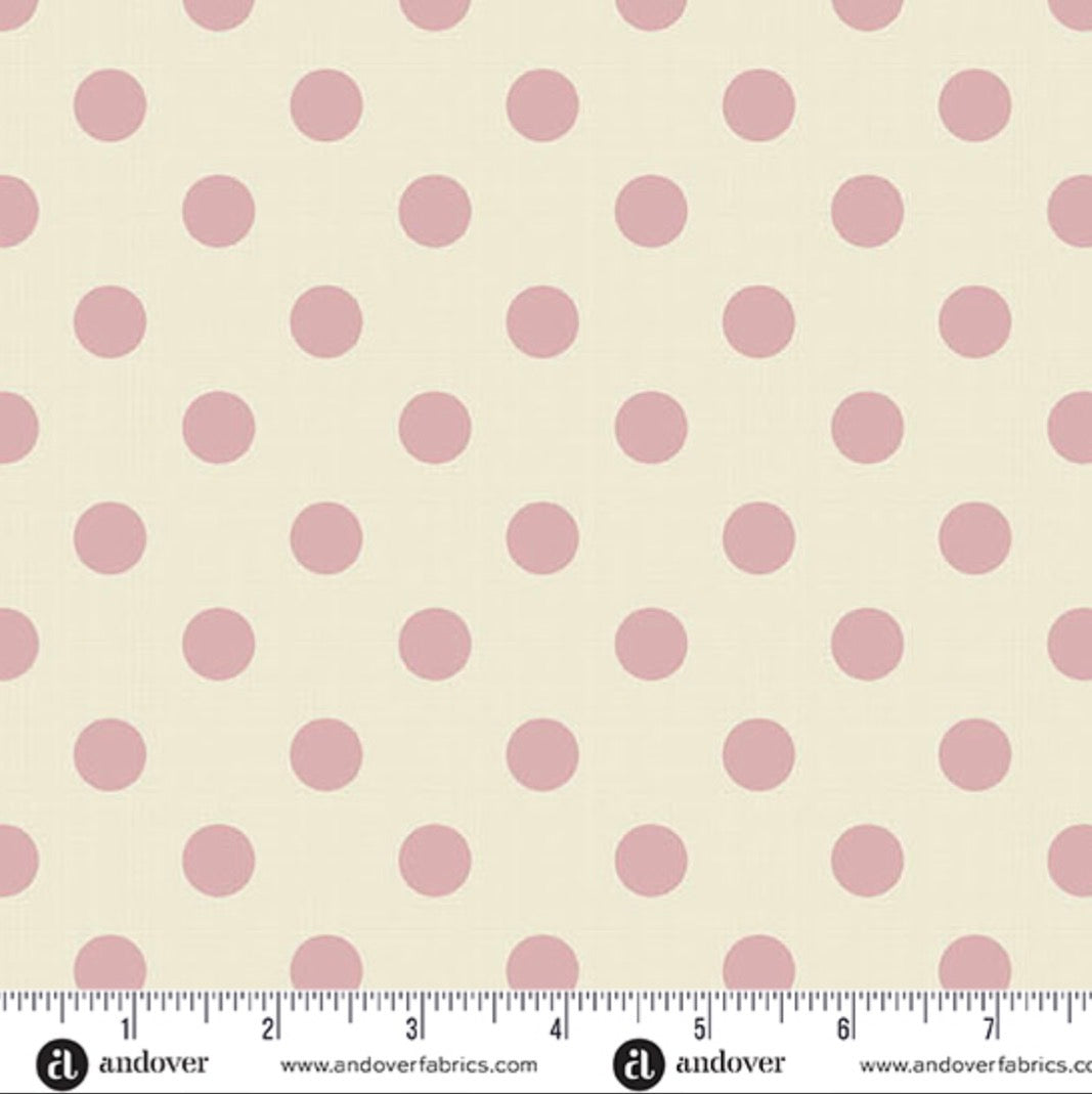 Large Dot in Blush - Quiltessentials by Laundry Basket Quilts