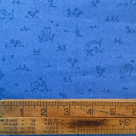 Kitten Fun - Playful Tonal in Denim