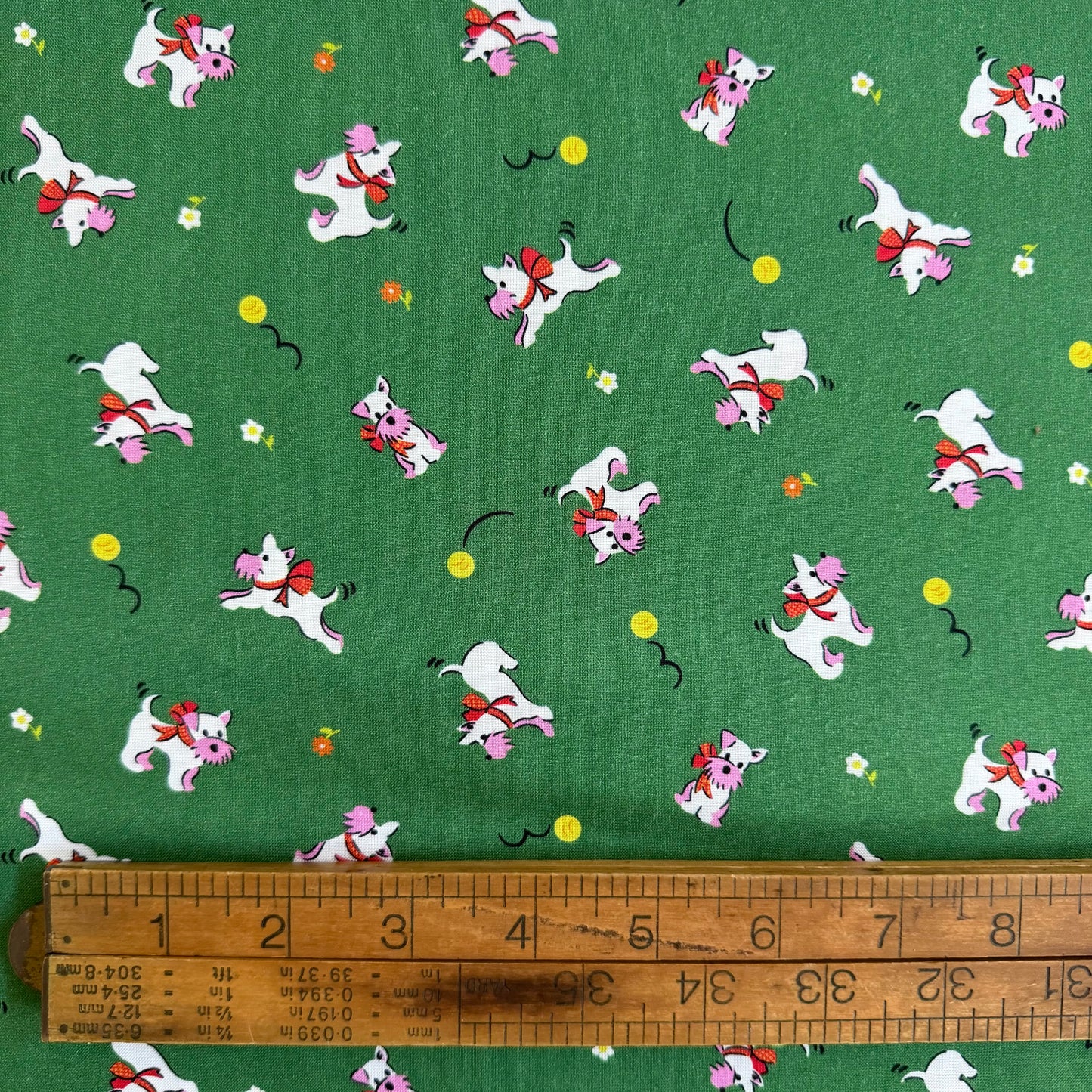 Scotty Dogs on Green - Whimsies by Ink and Arrow