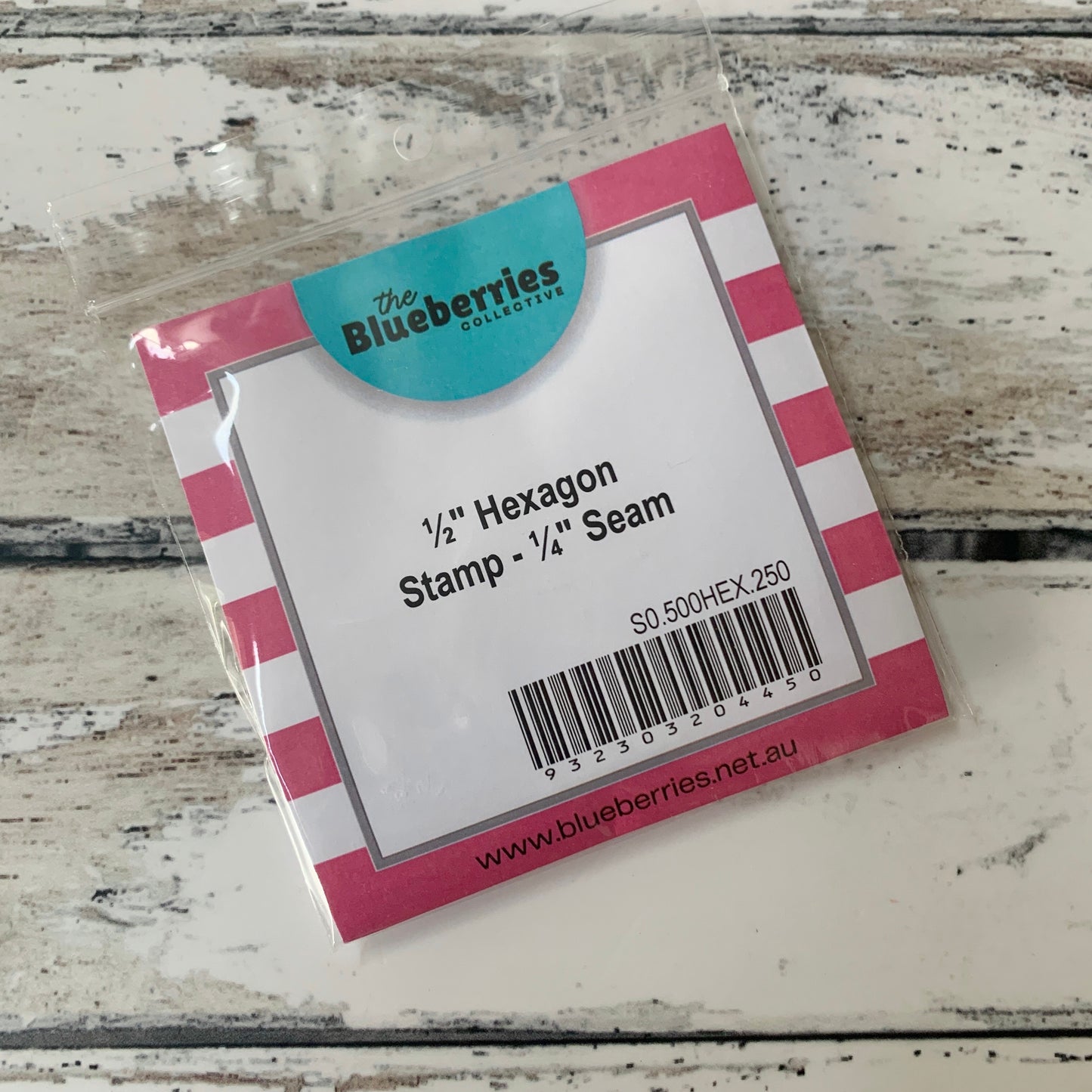 1/2” Hexie Stamp