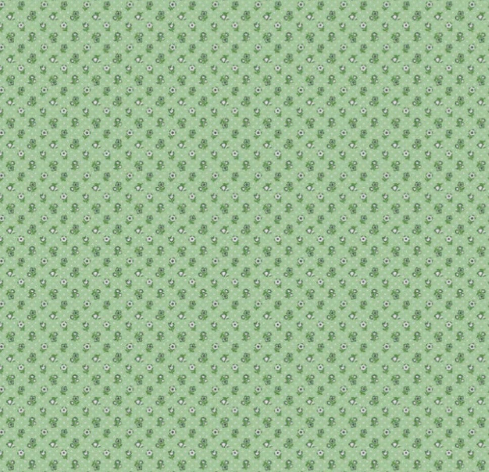 Flower Market - Flower Freckles in Green