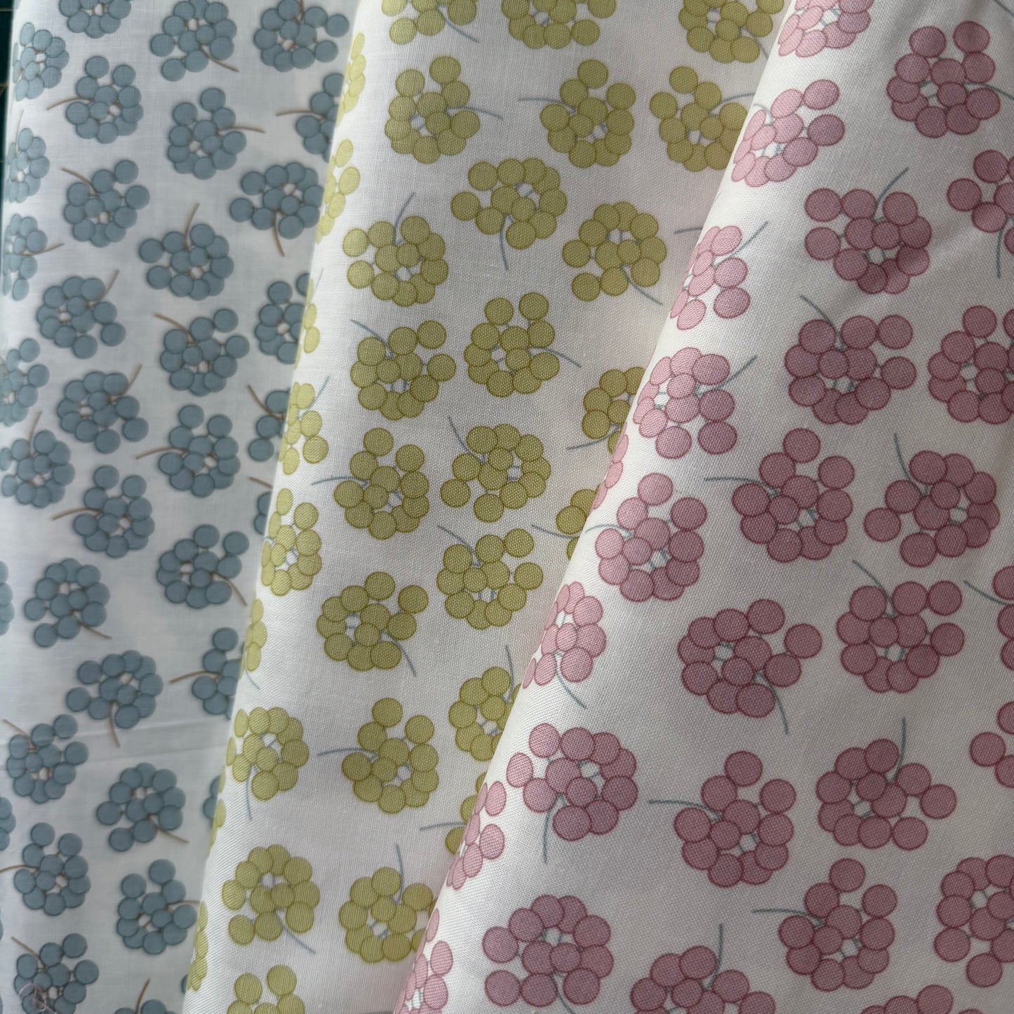 Tansy in Grande Rose - Coastal Walk by Karen Lewis Textiles for Andover