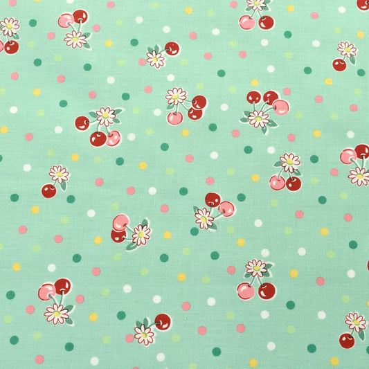 YUWA - Atsuko Matsuyama Cherries - Green