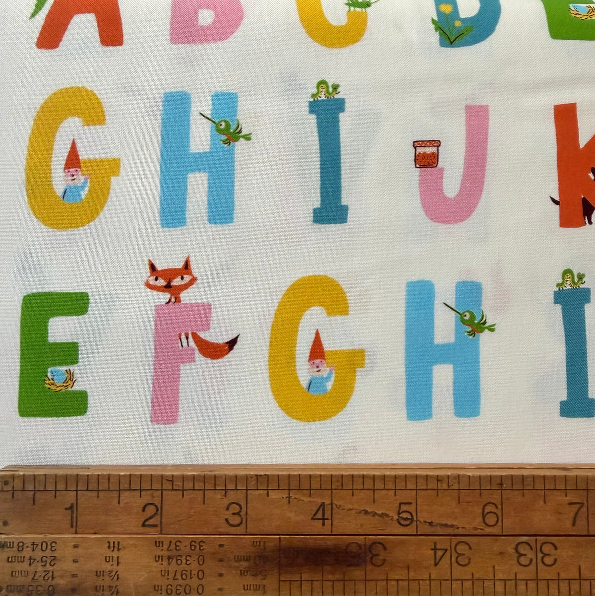 Heather Ross Favorites Alphabet in Cream