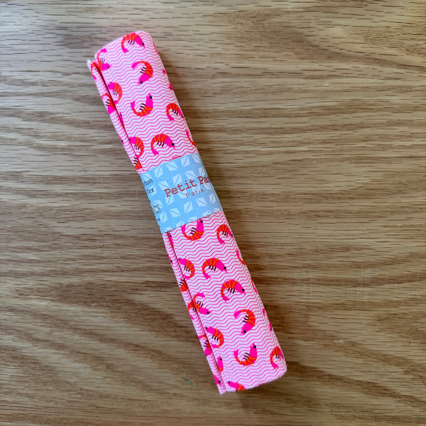 Petit Pan Love Pink Krevett - Fat Quarter