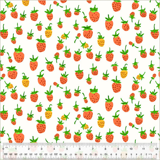 Studio Edit - Strawberries in White
